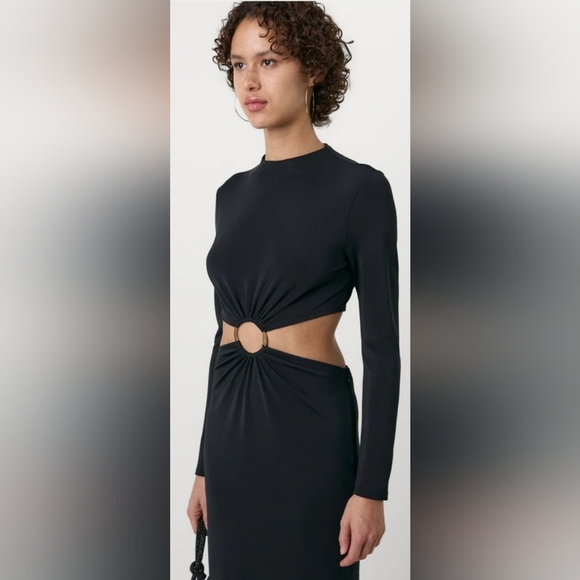 GAP x CULT GAIA Black Cutout Maxi Dress. Sz XL. NWT - Picture 4 of 11